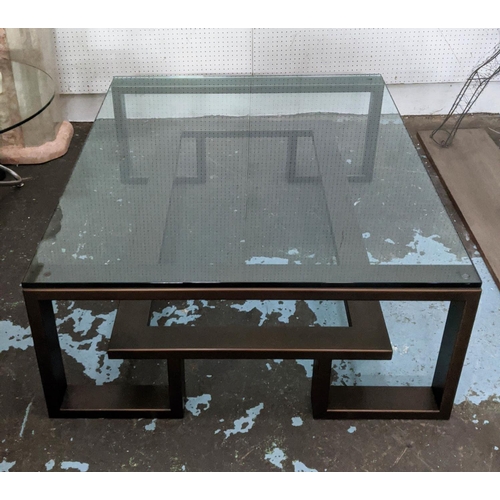 489 - VILLIERS BROTHERS BROOKLYN COFFEE TABLE, 120cm W x 40cm H x 95cm D.