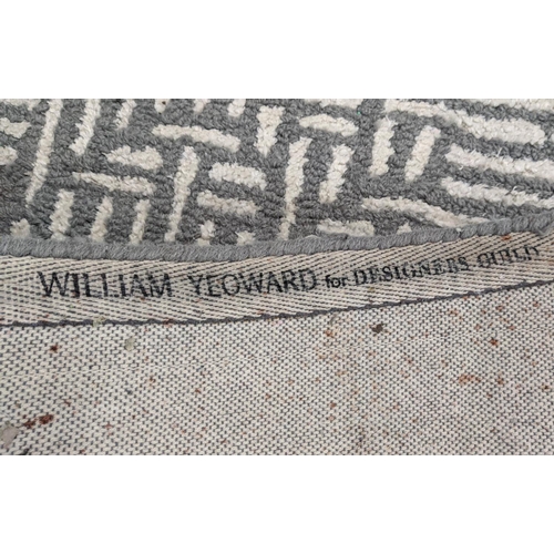 313 - WILLIAM YEOWARD FOR DEIGNERS GUILD MADIRA STEEL CARPET, 200cm x 300cm.