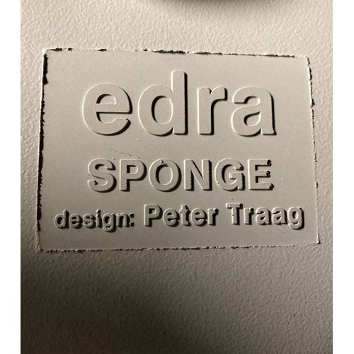 494 - EDRA SPONGE CHAIRS, a pair, by Norwegian designer Peter Traag, Contemporary, 100cm W. (2)