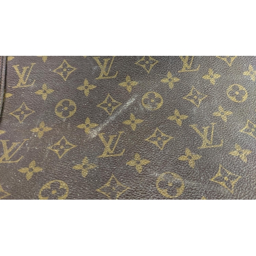 3 - LOUIS VUITTON SATELLITE 70 SUITCASE, monogram canvas and leather, brass hardware, double buckle fast... 