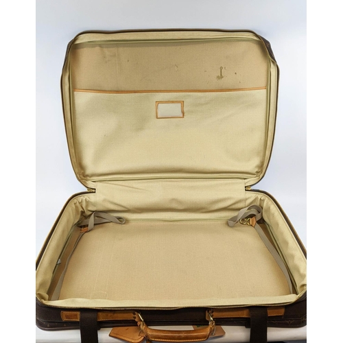 5 - LOUIS VUITTON SATELLITE 70 SUITCASE, monogram canvas and leather, brass hardware, double buckle fast... 