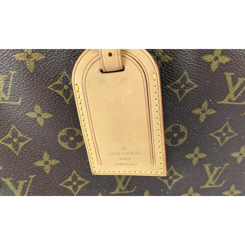 6 - LOUIS VUITTON SATELLITE 70 SUITCASE, monogram canvas and leather, brass hardware, double buckle fast... 