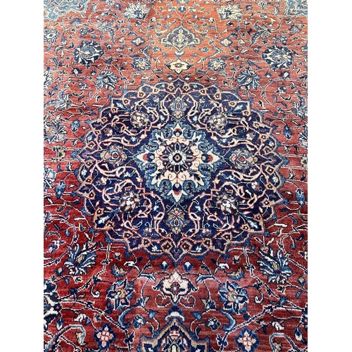 106 - ISPHAHAN DESIGN CARPET, 390cm x 301cm.