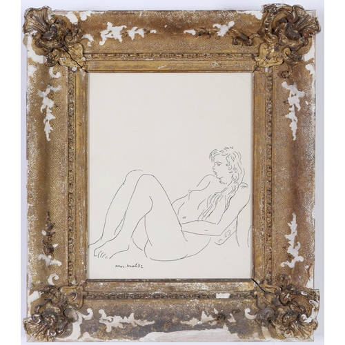 51 - HENRI MATISSE, Reclining Woman, signed in the plate, engraving after the original etching 1933, Arts... 