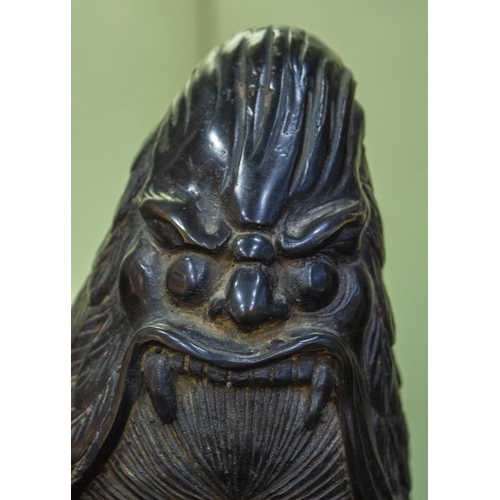 295 - CHINESE WARRIOR, 108cm H, Bronze.