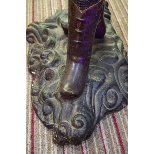 295 - CHINESE WARRIOR, 108cm H, Bronze.