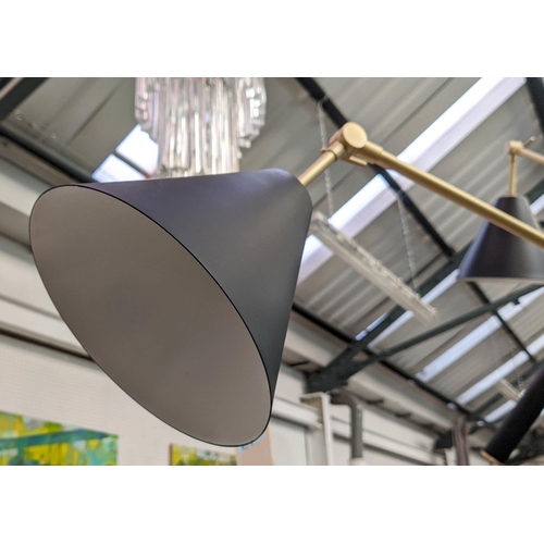 464 - DELIGHTFUL LIGHTING SINATRA SUSPENSION LIGHT, 121cm x 110cm approx.