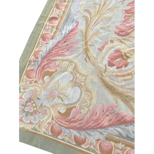 107 - AUBUSSON SAVONNERIE DESIGN CARPET, 272cm x 180cm.