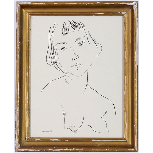 51 - HENRI MATISSE, lithograph on watermarked laid paper, signed in the plate 1933, Arts et Metiers Graph... 