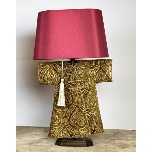 153 - 'KIMONO' TABLE LAMPS, a pair, with shades, 81cm H. (2)