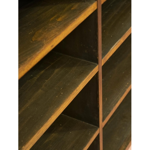 160 - OPEN BOOKCASE, 94cm H x 168cm W x 28cm D, 19th century and later rosewood and coromandel crossbanded... 