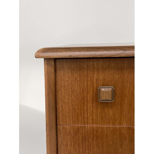 311 - HOMEWORTHY CHEST, 1970's teak with four long drawers, 76cm x 42cm x 90cm H.