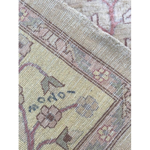 106 - FINE OUSHAK CYPRESS TREE DESIGN CARPET, 370cm x 275cm.