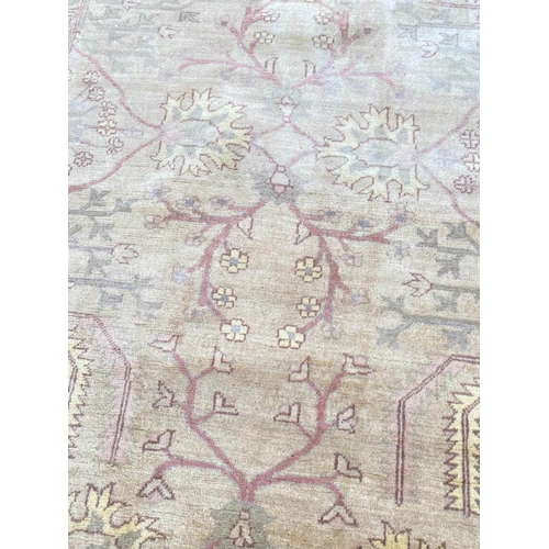 106 - FINE OUSHAK CYPRESS TREE DESIGN CARPET, 370cm x 275cm.