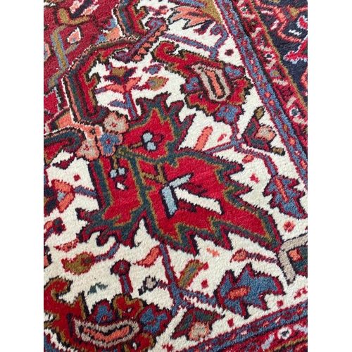 116 - ANTIQUE HERIZ SERAPI DESIGN CARPET, 310cm x 250cm.