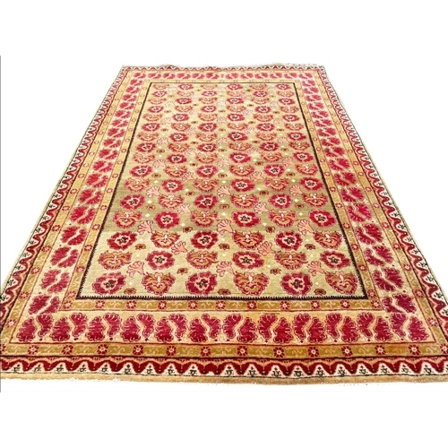 126 - ARTS AND CRAFTS DESIGN CARPET, 273cm x 181cm.