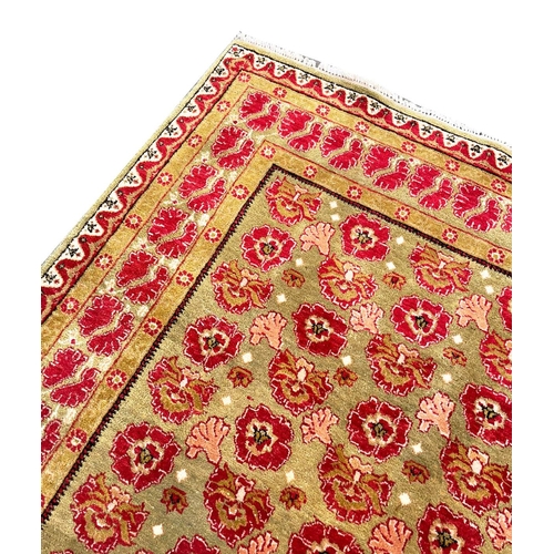 126 - ARTS AND CRAFTS DESIGN CARPET, 273cm x 181cm.