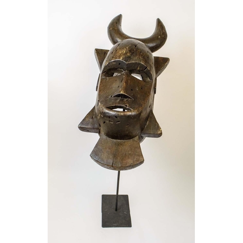 20 - CEREMONIAL SENUFO MASK, Ivory Coast, 110cm H.