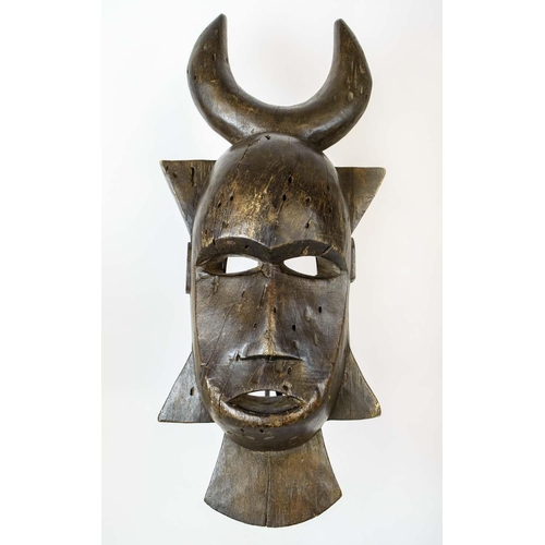 20 - CEREMONIAL SENUFO MASK, Ivory Coast, 110cm H.