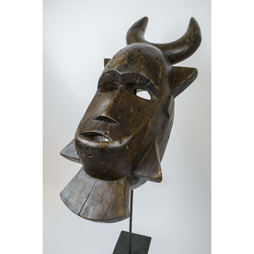 20 - CEREMONIAL SENUFO MASK, Ivory Coast, 110cm H.