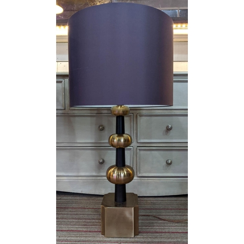 451 - PAOLO MOSCHINO TABLE LAMPS, a pair, with shades, 81cm H. (2)