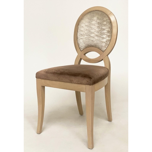 339 - COLLINET SIEGES OLYMPE CHAIRS, a set of twelve, by Pascal Waroquier, 49cm W. (12)