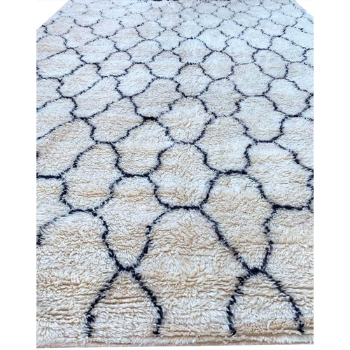 54 - MOROCCAN BERBER CARPET, 380cm x 240cm.