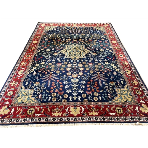 227 - INDIAN AGRA CARPET, 350cm x 250cm.