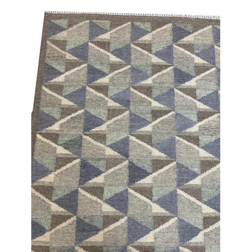 194 - SWEDISH DESIGN KILIM, 299cm x 202cm.