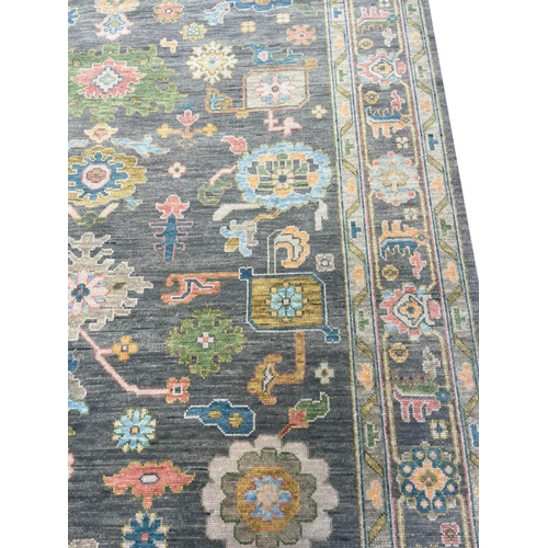 205 - CONTEMPORARY SULTANABAD DESIGN CARPET, 302cm x 244cm.