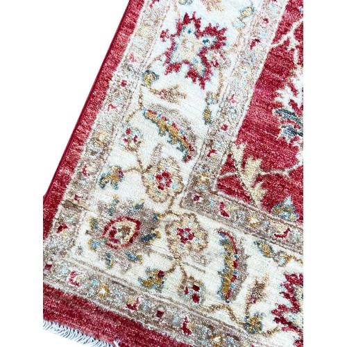 65 - SULTANABAD RUG, 215cm x 136cm.