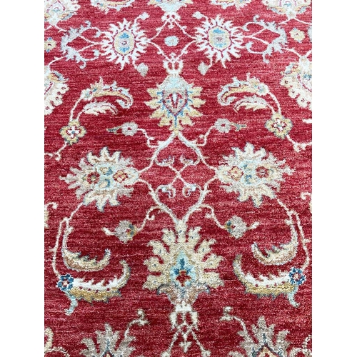 65 - SULTANABAD RUG, 215cm x 136cm.