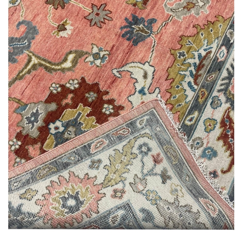 55 - CONTEMPORARY SULTANABAD DESIGN CARPET, 310cm x 249cm.