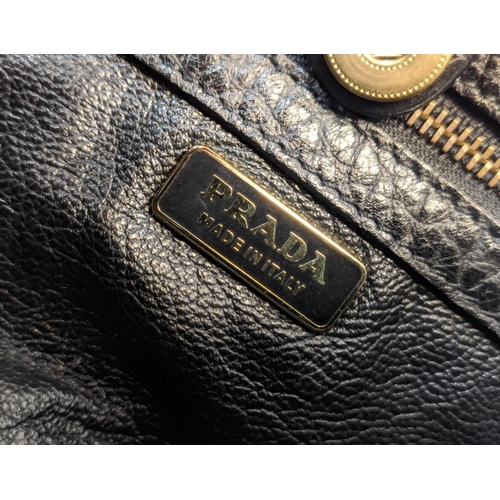Sold at Auction: Prada, Prada Black Prada mini bag