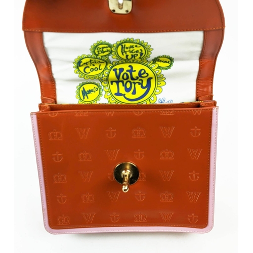 39 - GRAYSON PERRY 'VOTE TORY' HANDBAG IN COLLABORATION WITH OSPREY, number 3 of a limited edition of 10 ... 