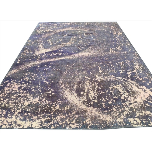 64 - CONTEMPORARY GALAXY DESIGN CARPET, 390cm x 290cm.