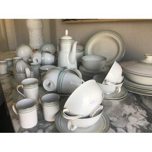 78 - DINNER SERVICE, English Fine Bone China, Royal Doulton, 'Berkshire', eight place, ten piece settings... 