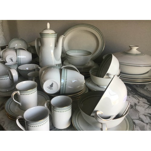 78 - DINNER SERVICE, English Fine Bone China, Royal Doulton, 'Berkshire', eight place, ten piece settings... 