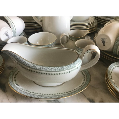 78 - DINNER SERVICE, English Fine Bone China, Royal Doulton, 'Berkshire', eight place, ten piece settings... 