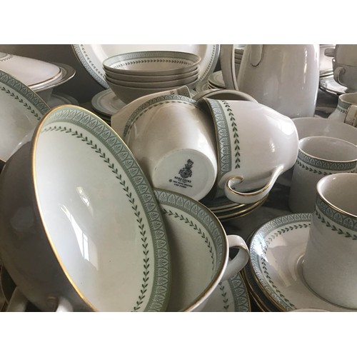 78 - DINNER SERVICE, English Fine Bone China, Royal Doulton, 'Berkshire', eight place, ten piece settings... 