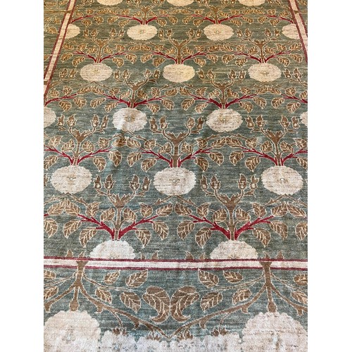 70 - PARSUA ARTS AND CRAFTS DESIGN CARPET, 360cm x 267cm.