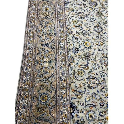 70 - FINE PERSIAN KURK KASHAN CARPET, 395cm x 295cm.