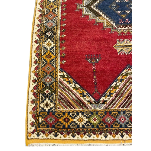 83 - VINTAGE MOROCCAN RUG, 232cm x 160cm.