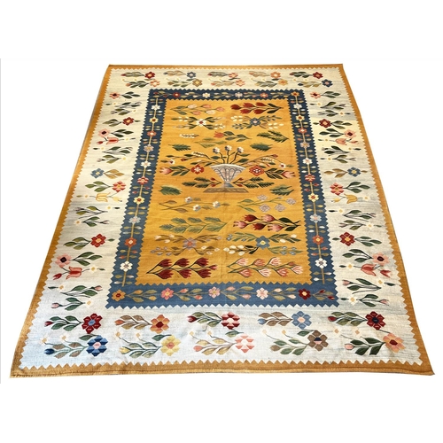 90 - BESSARABIAN KILIM, 235cm x 193cm.