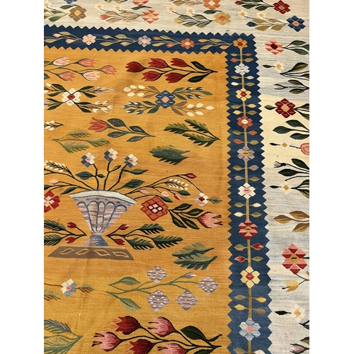 90 - BESSARABIAN KILIM, 235cm x 193cm.