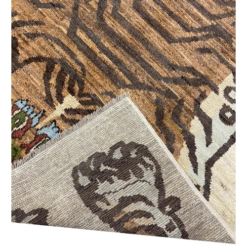 102 - TIBETAN TIGER RUG, 230cm x 170cm.