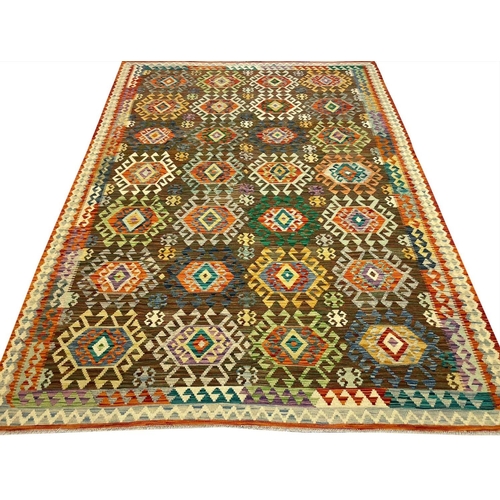 115 - ANATOLIAN KILIM, 300cm x 216cm.