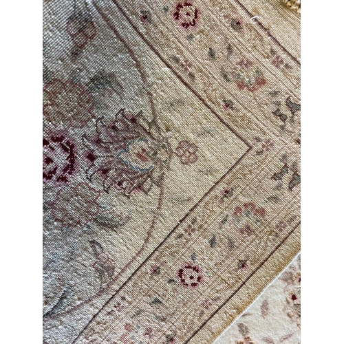 117 - PART SILK ISPHAHAN DESIGN CARPET, 350cm x 270cm.