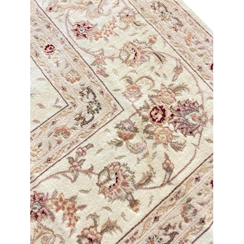 117 - PART SILK ISPHAHAN DESIGN CARPET, 350cm x 270cm.