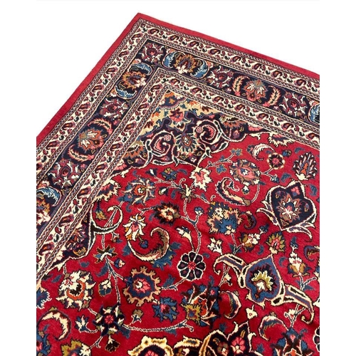 118 - PERSIAN MASHAD CARPET, 300cm x 200cm.